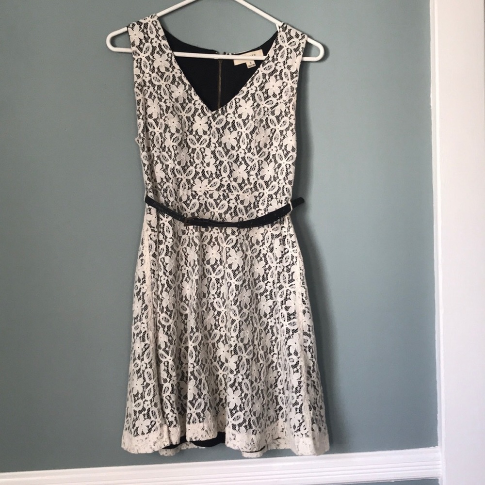 3 for $20 Monteau Lace overlay dress with belt